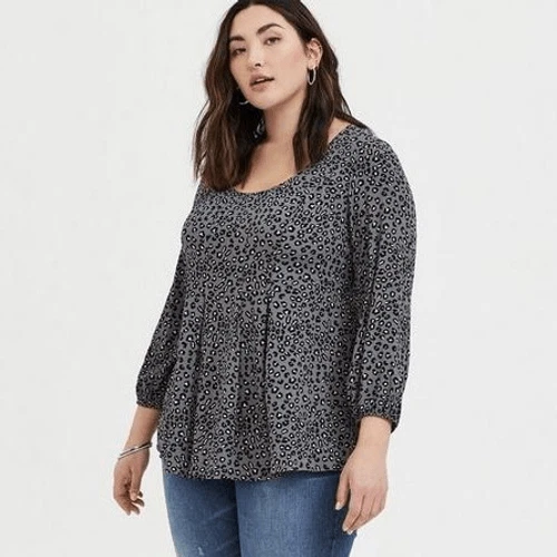 Torrid Women’s Plus Size Fit And Flare Crinkle Gauze Top Size 3 Torrid Women’s Plus Size Fit And Flare Crinkle Gauze Top Size 3