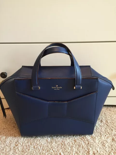 Kate Spade 2 Park Avenue Navy Beau Bag Handbag