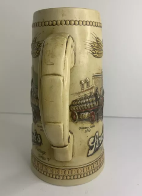 Strohs Heritage Series V “Delivery Vehicles of the Past” 7.5” Beer Stein / Mug 3