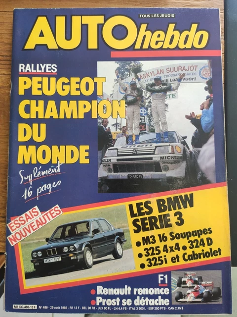 Magazine Auto Peugeot N°6 - Janvier 1995 - Excellent état - Occasion Collector
