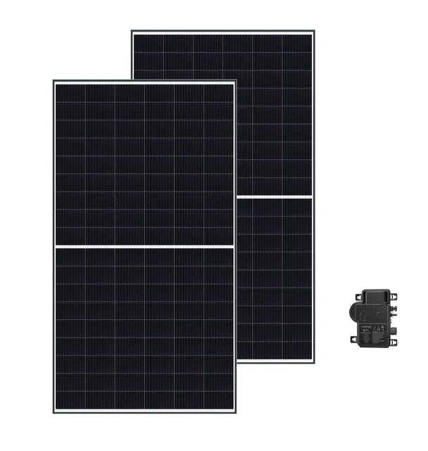 Central eléctrica balcón de diseño 830W I juego completo solar autosuficiente nuevo*