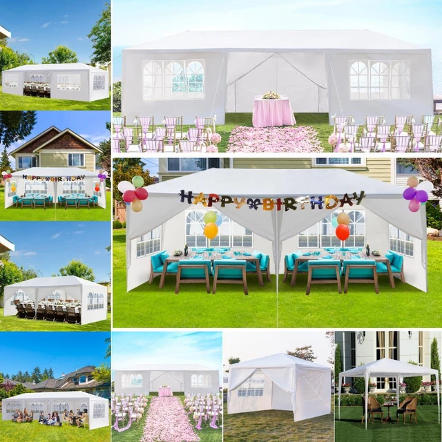 Pavillon Festzelt Picknicks Partyzelt Wasserdicht Gartenpavillon PE 3x3/3x6/3x9m
