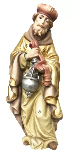 Krippenfigur Heilige Drei Könige Melchior H 18 cm Matteo Kollektion Holzfigur