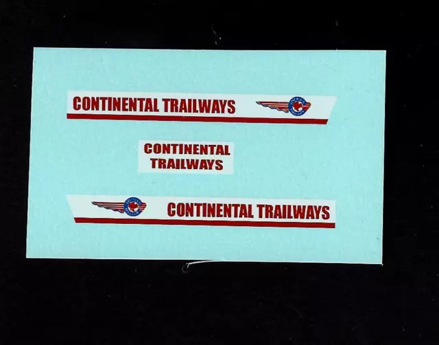 MATCHBOX CUSTOM/CODE 3 TRANSFERS/DECALS for 66c GREYHOUND COACH - TRAILWAYS