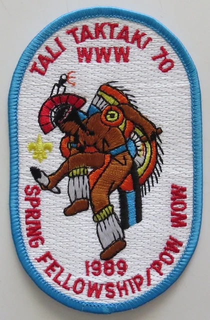 Tali Taktaki Lodge 70 General Greene NC 1989 Spring Fellowship Blue Bdr (E8282)