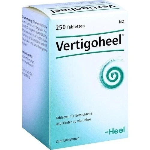 VERTIGOHEEL Tabletten 250 St Tabletten, PZN 01088971