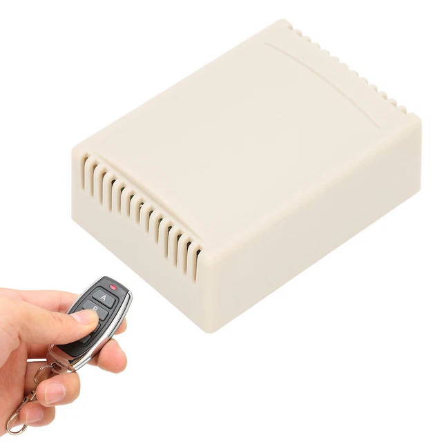 Wireless Remote Control 433 MHz 10A 4 Channel RF Remote Control Relay Switch HB0