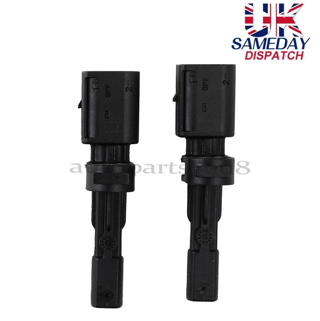 2X REAR LEFT / RIGHT ABS WHEEL SPEED SENSOR For VW GOLF MK7 CADDY MK3 WHT003864