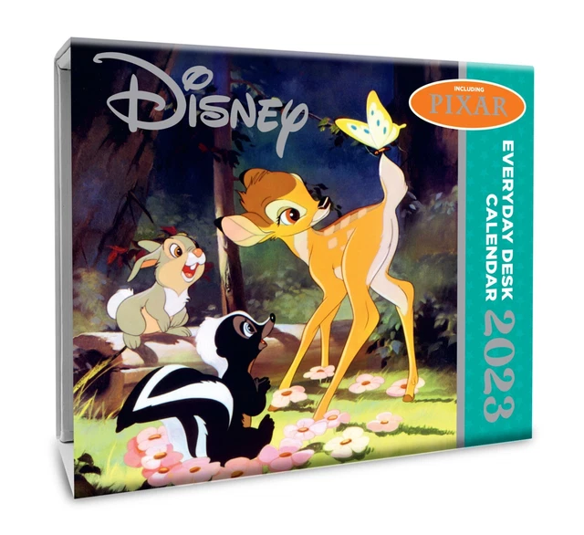 DISNEY ANIMATION 2023 Desk Calendar, Page A Day Format Calendar