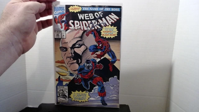 Web Of Spider-Man #89 VF Kingpin Bloodrose Marvel 1992