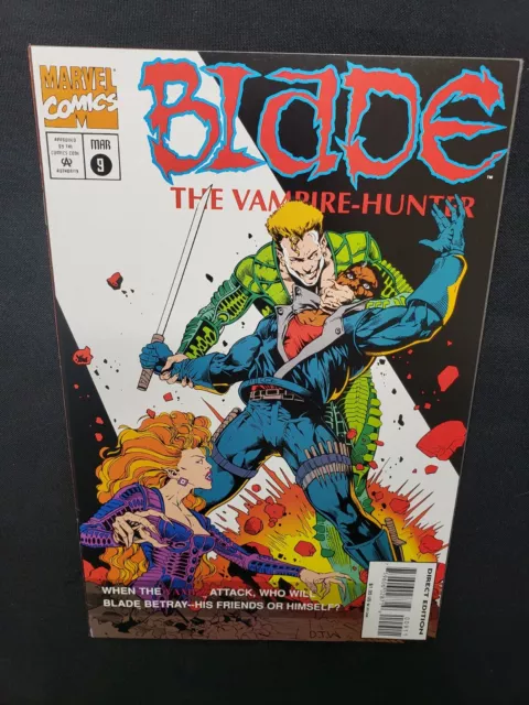 Blade #9 Crossbow 1st Appearance Marvel 1995 LOW PRINT RUN VF