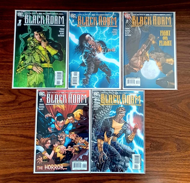 BLACK ADAM #1,2,3,4,6 ~ DC Comics High Grade set missing #5
