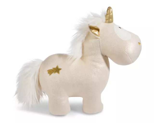 Nici Einhorn Shooting Star Kuscheltier 32 cm stehend 43725 weiß gold Theodor