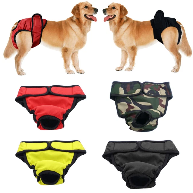 Waschbare Hundewindeln Wiederverwendbare Läufigkeitshose Inkontinenzhose