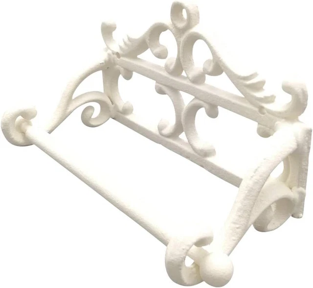 Comfy Hour Antique and Vintage Collection Cast Iron Classic Toilet Paper Holder