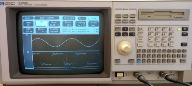 HP Hewlett Packard 1662 CS   Logic Analyzer / Oszilloskop 250Mhz 2