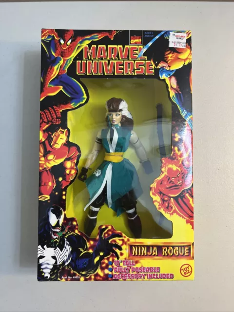 🥷🥷Toy Biz Marvel Universe 1997 Ninja Rogue 10” Action Figure new sealed🥷🥷