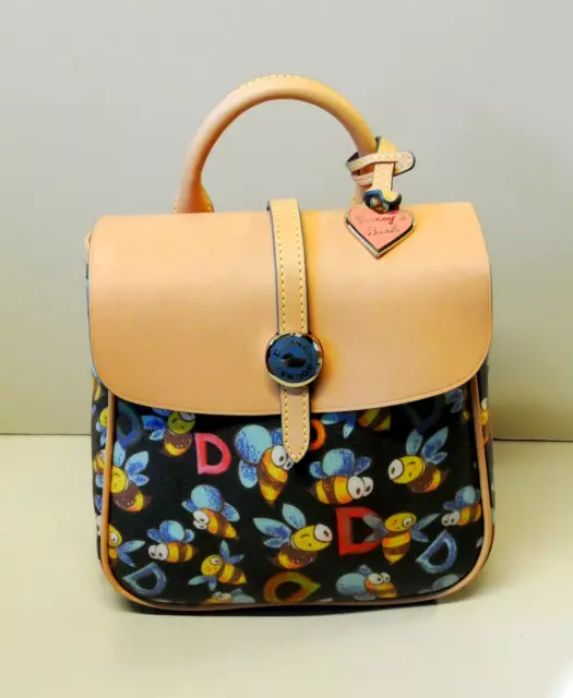 DOONEY AND BOURKE Bumble Bee backpack Black New No Tags 150.00
