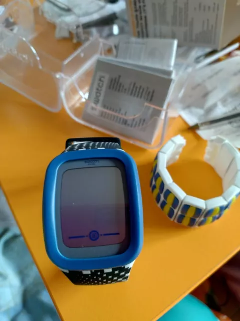 SWATCH TOUCH ZERO Due Svizzero Fatto Digitale Touchscreen Multifunzione Orologio EUR 182 84 PicClick IT