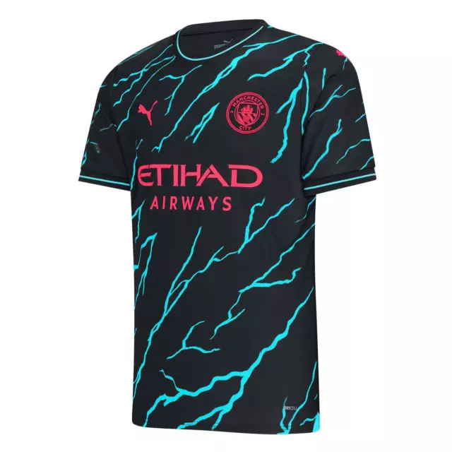 PUMA Mens Manchester City Third Shirt 2023/24