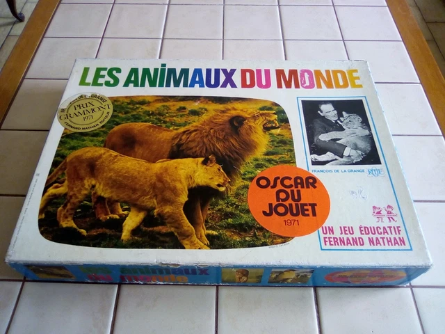 Jeu éducatif Vintage Décorama TOURET 'Les Animaux De La Forêt' - Années 70 - Occasion