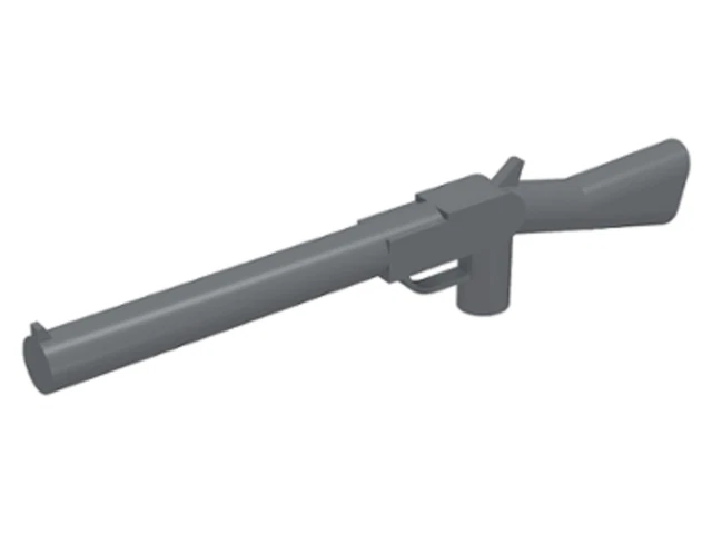 LEGO INDIANA JONES 1 Gun Rifle Weapon Gun Rifle in New Dark Grey 30141 ...