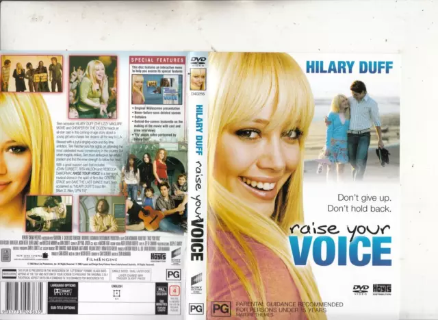 RAISE YOUR VOICE (DVD, 2004) Hilary Duff - Región 4 - Usado - Enviado con  seguimiento EUR 12,40 - PicClick ES