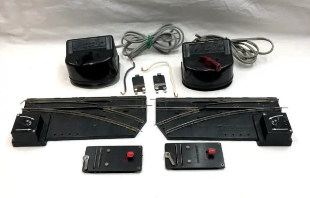 Lot) Vintage American Flyer #22004 #690 #704 S-Guage Train Transformers Switches