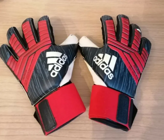 Guanti portiere goalkeeper gloves Adidas Predator Half Negative Tg/size 8,5