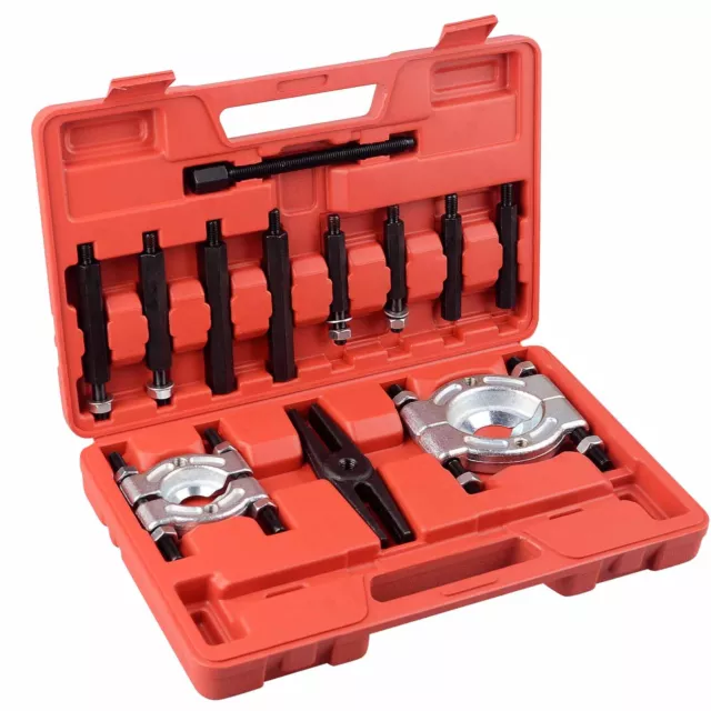 12 pcs Gear Bearing Splitter Puller Fly Wheel Separator Tool Kit Set With Box 3