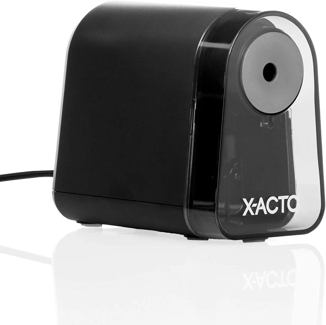 Pencil Sharpener, Mighty Mite Electric Pencil Sharpener with Pencil Saver, Safes