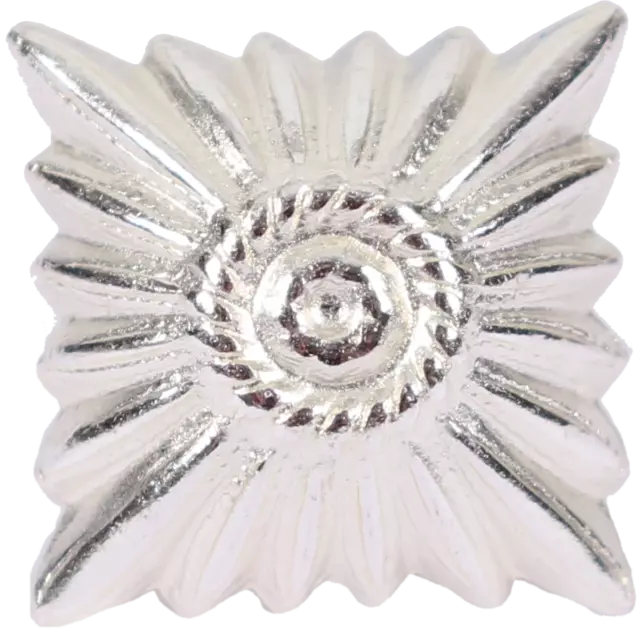 Piccolo Silver Rank Pip - Riproduzione seconda guerra mondiale uniforme soldato tedesco distintivo