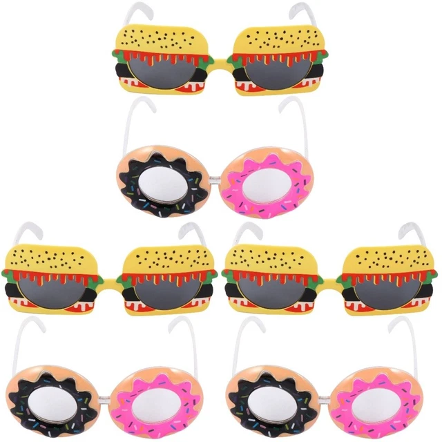 6 Pcs Christmas Eyewear Birthday Party Eyeglasses Dress Funny