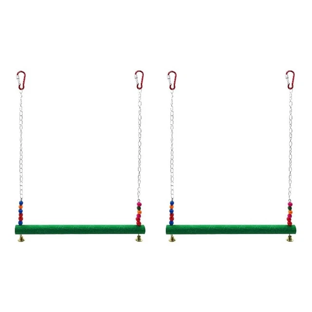 2X Chicken Swing Chicken Toy Chicken Toys for Hens Bird Parrot Macaw Hens S L8R1