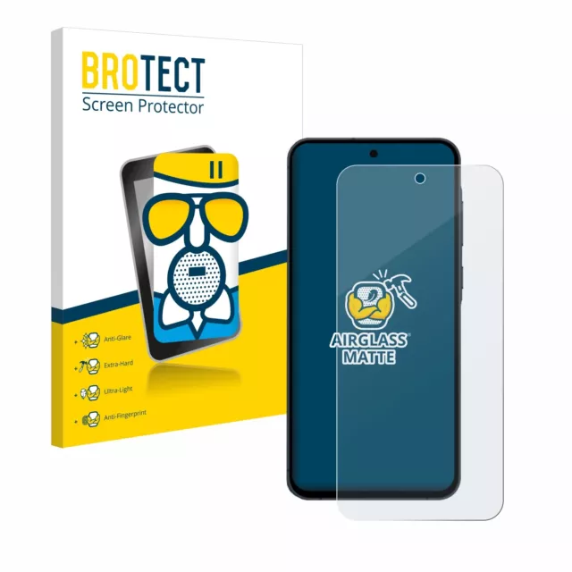 BROTECT Panzerglasfolie Matt für Samsung Galaxy A55 5G Schutz Glas Folie