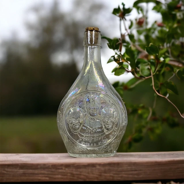Wheaton Apollo 16 Bottle Clear "Fly Straight & Land Soft" Vintage Home Decor