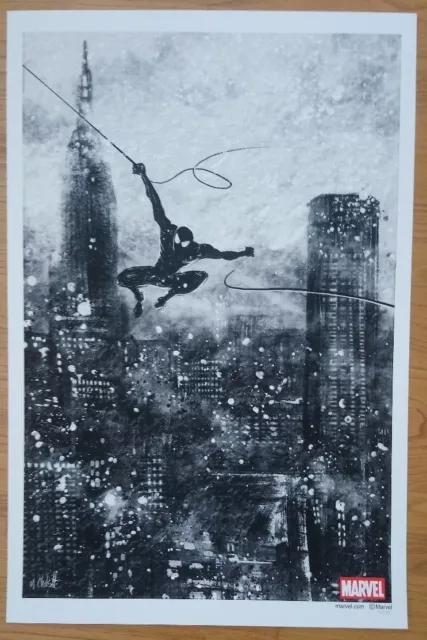 The Web Slinger Mark Chilcott poster Marvel Bottleneck's NYCC Spider Man