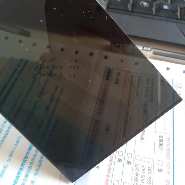 Transparent Black  Plastic Sheet Acrylic Board Organic Tinted polymethyl Glass