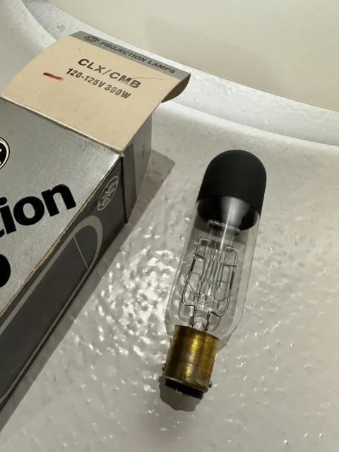 CLX CMB projector lamp projection light bulb 120v 300w, nos G.E. brand