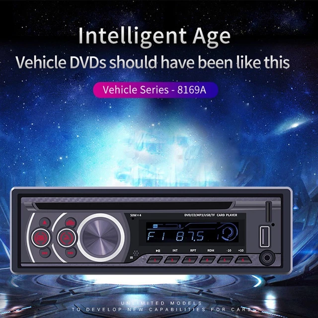 1 x lettore vivavoce auto 1 din radio-stereo compatibile singolo BT AUX/USB TF MP3 FM