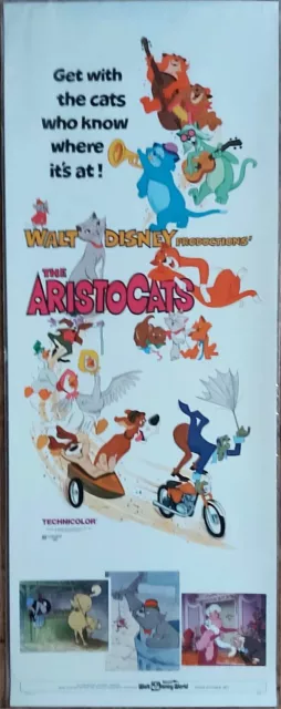 Disney - THE ARISTOCATS (Les Aristochats) - Affiche US originale de 1971