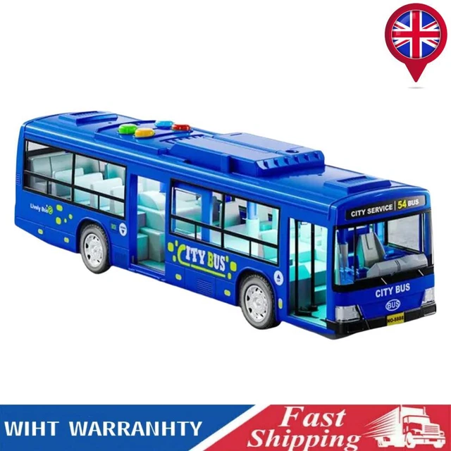 Elektro City Bus Spielzeug - Mit Licht & Musik, Türen öffnen Sich