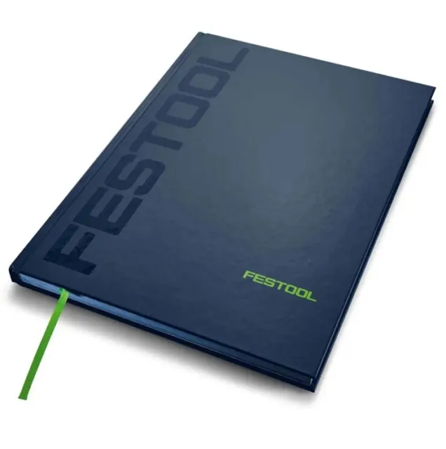 Festool 498866 Note Book A4 200 Pages Hardback Blue With Festool Logo - New