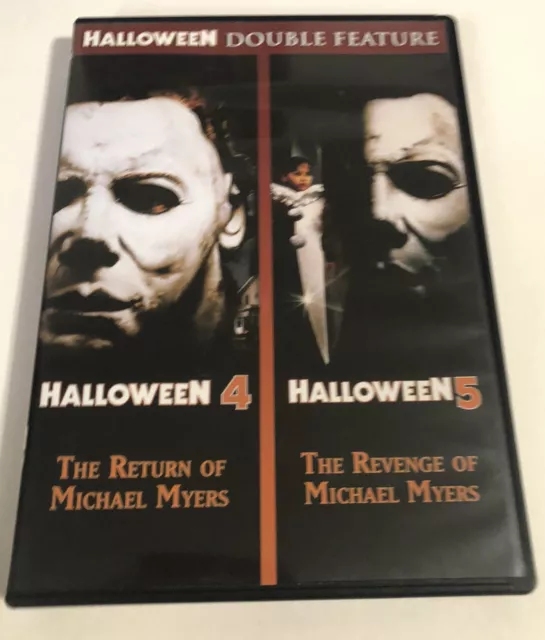 Halloween 4 and 5 Double Feature DVD The Return / Revenge of Michael Myers -READ