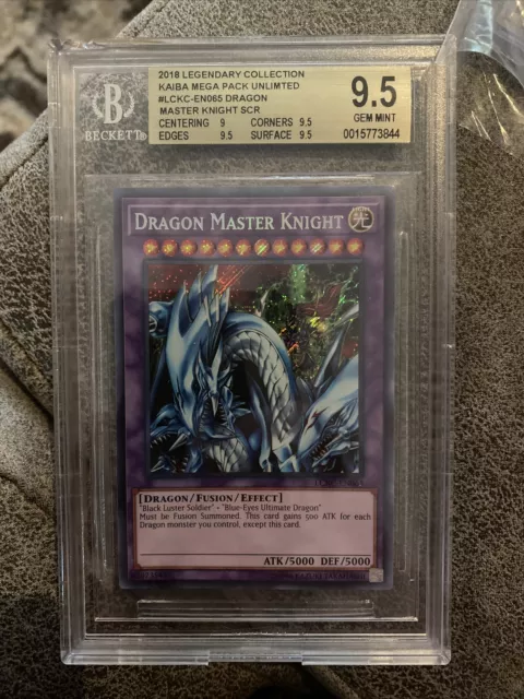 Secret*(Dragon Master Knight +Blue-Eyes Ultimate LCKC) Fusion: Luster  Soldier