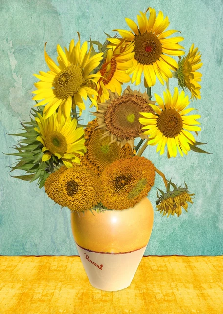 Les tournesols de Vincent Van Gogh by Theimaginati