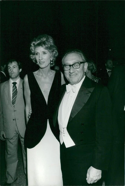 HENRY KISSINGER WITH his wife Nancy at Metropol... - Vintage Photograph ...