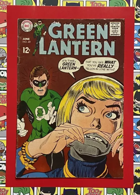 Green Lantern #69 - Jun 1969 - Carol Ferris Appearance - Fn (6.0) Cents Copy!