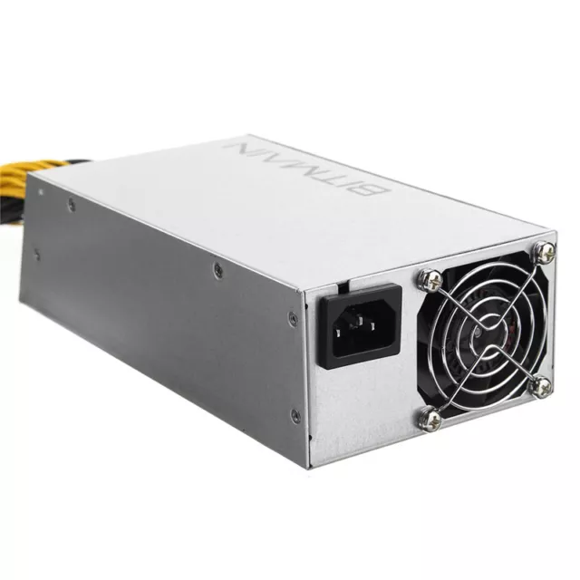 Fuente de alimentación Bitcoin Miner AntMiner APW3++ PSU 1600W para Antminer S9 S7 110V 220 2
