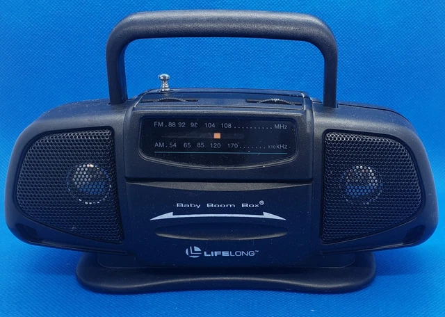 LIFELONG 2225 MINI Baby Boom Box AM/FM Portable Radio Vintage Tested ...